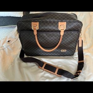 Rioni Moda Italia, Work or Travel Bag, Signature Brown